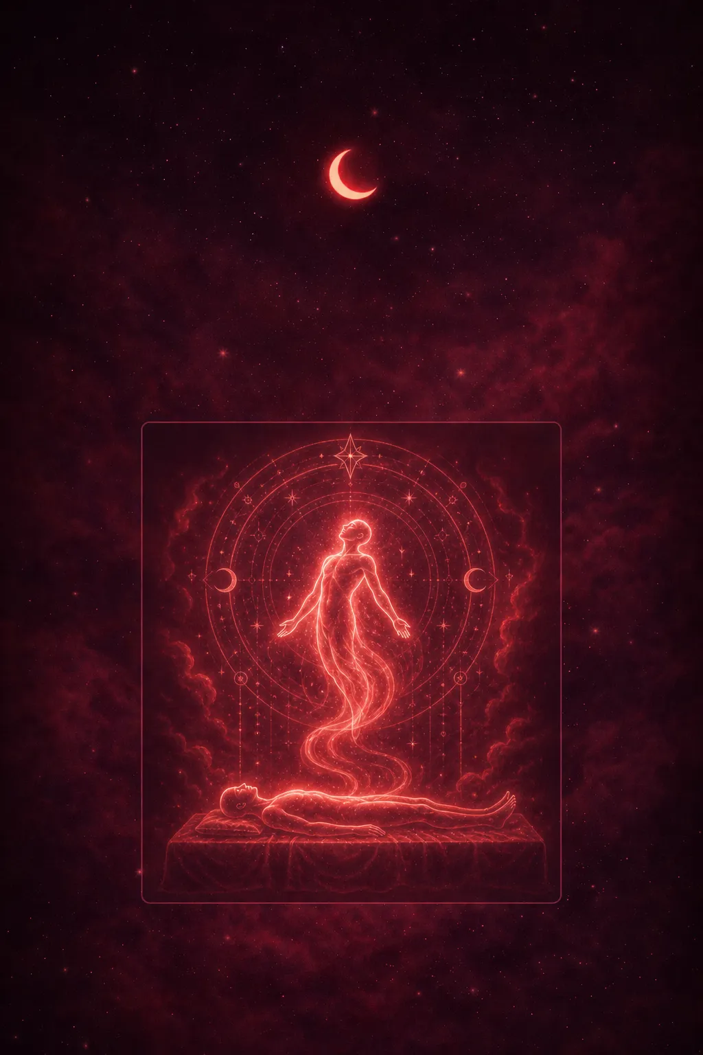 Soñar con proyección astral: significado e interpretación — dream meaning illustration