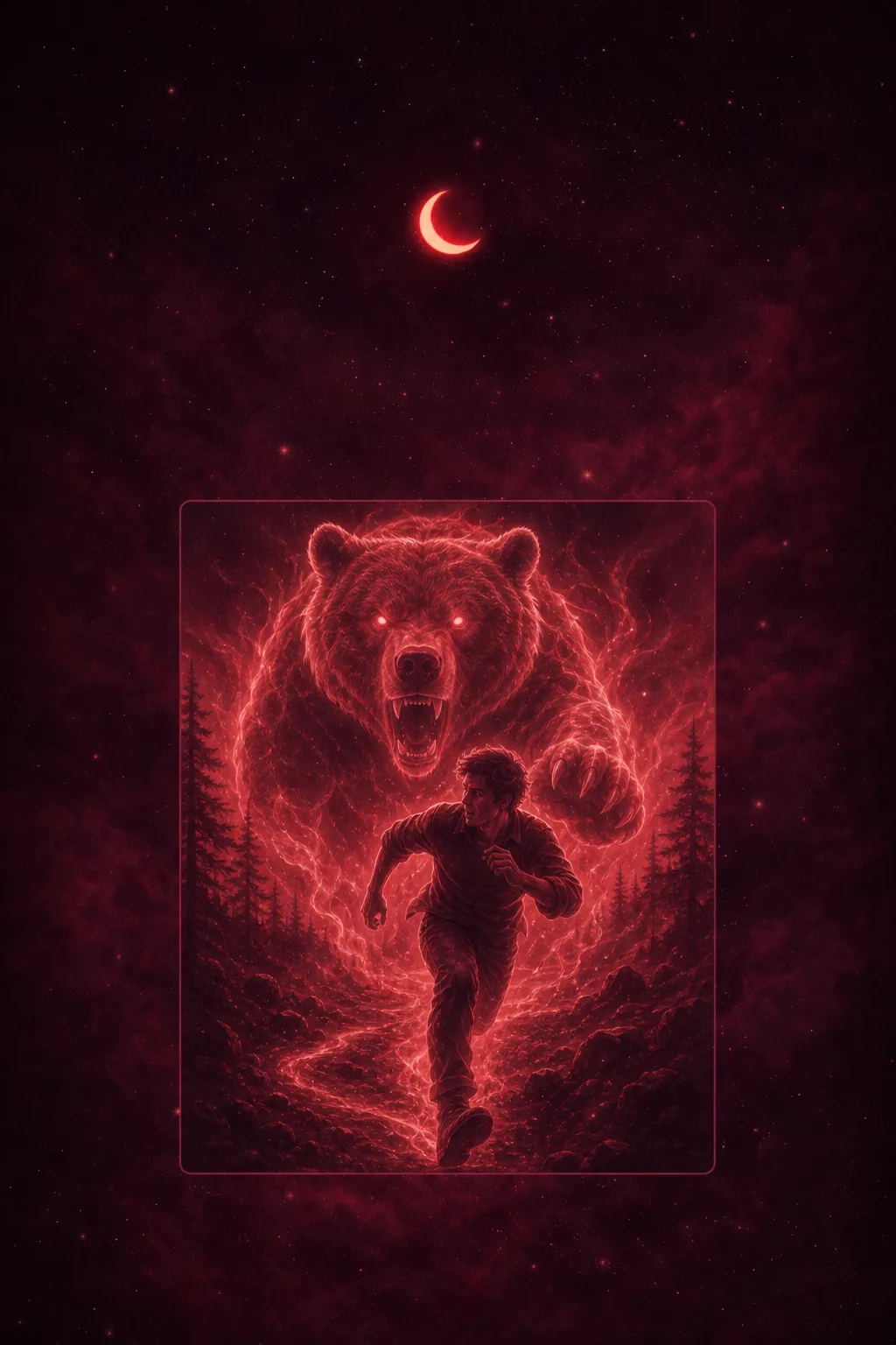 Traumdeutung: Von einem Bären verfolgt werden – Bedeutung und Symbolik — dream meaning illustration