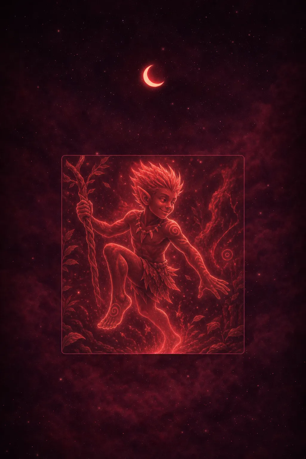 O que significa sonhar com Curupira — dream meaning illustration