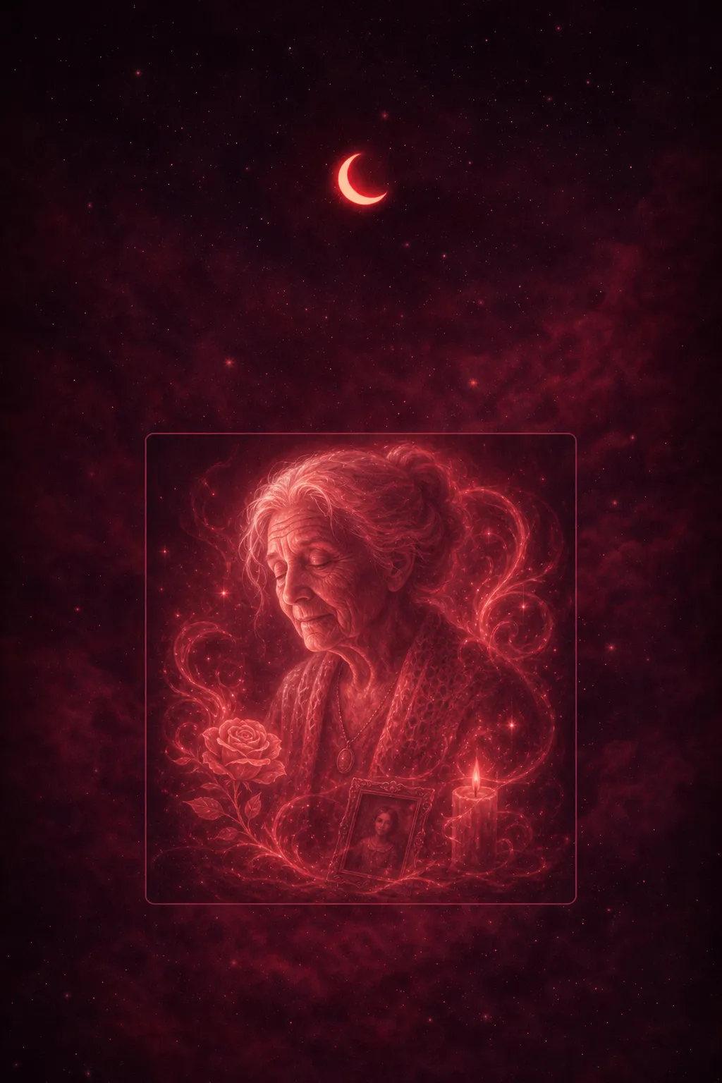 Traumdeutung von verstorbenen Großmüttern — dream meaning illustration