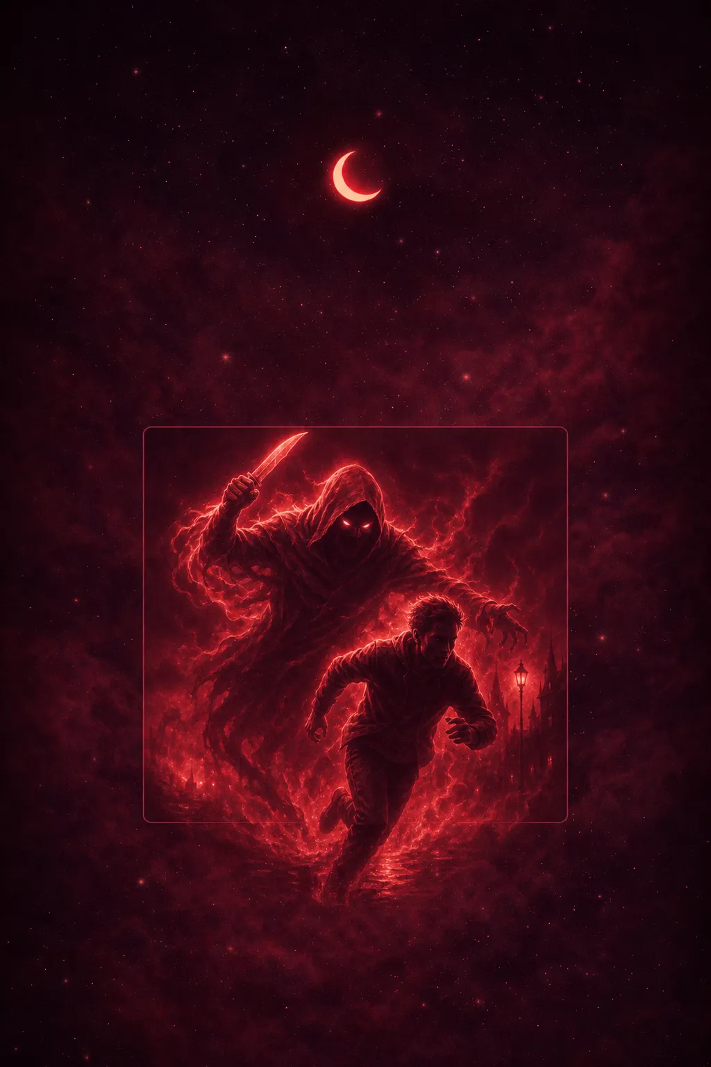 Traumdeutung: Verfolgt werden von einem Mörder — dream meaning illustration