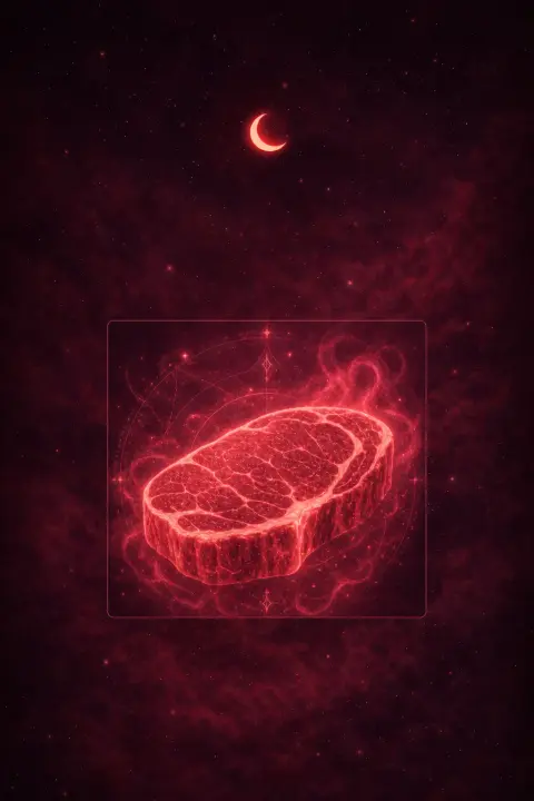 Soñar con carne: significado y simbolismo