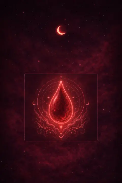 Soñar con sangre menstrual: significado y simbolismo