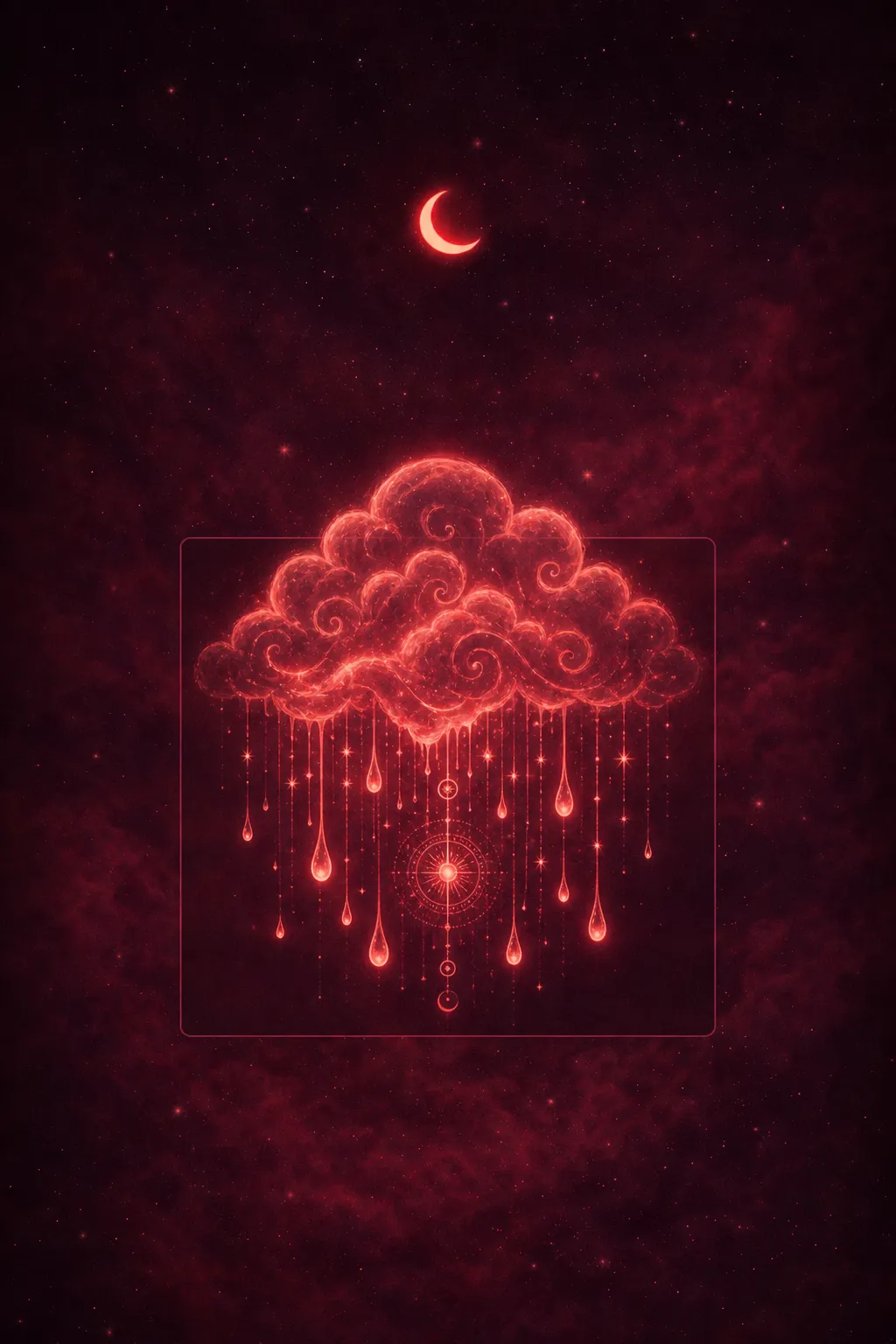 Traumdeutung: Von Regen träumen und seine Bedeutung — dream meaning illustration
