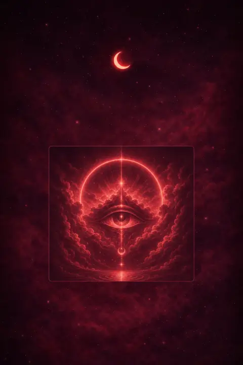 Rêver d'un ciel rouge : signification et symboles