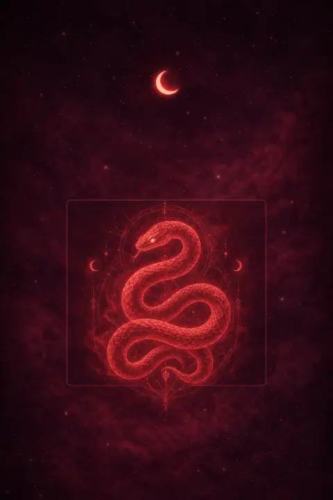 Soñar con serpiente roja: significado y simbolismo