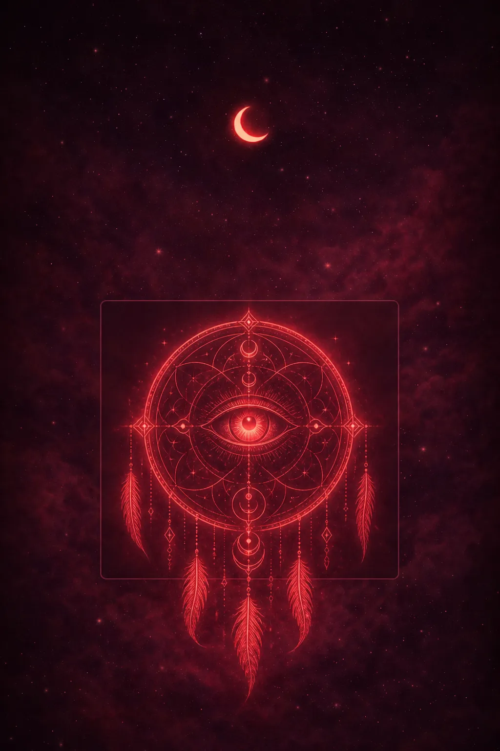 Von roten Symbolen träumen und ihre Bedeutungen — dream meaning illustration