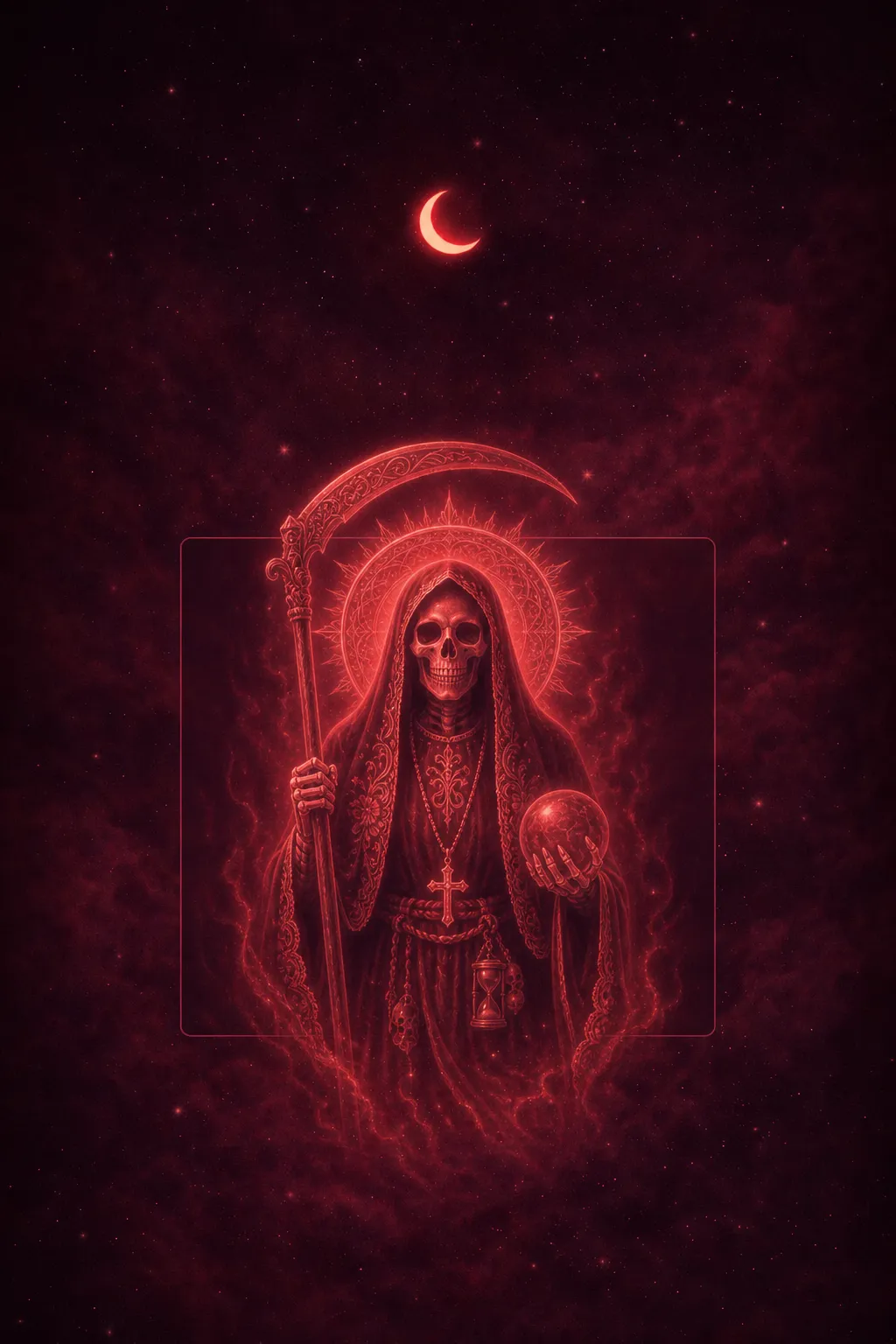 Soñar con la Santa Muerte: qué significa y qué te está diciendo — dream meaning illustration