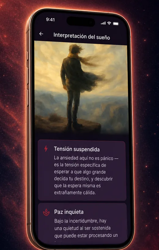 Dream Book app — personal intruder dream interpretation screen