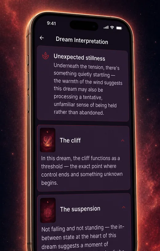 Dream Book app — personal dream dream interpretation screen
