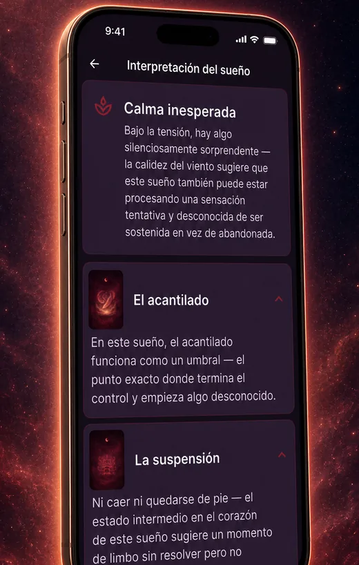 Dream Book app — personal dream dream interpretation screen