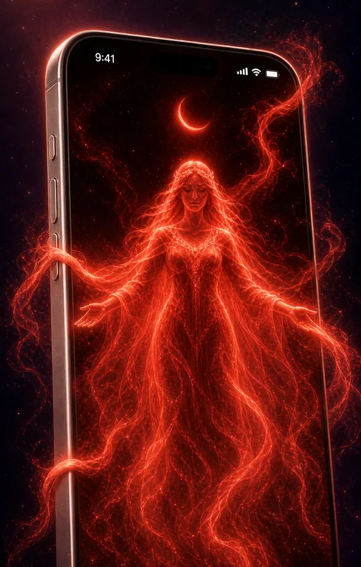 Dream Book app — personal witch dream interpretation screen