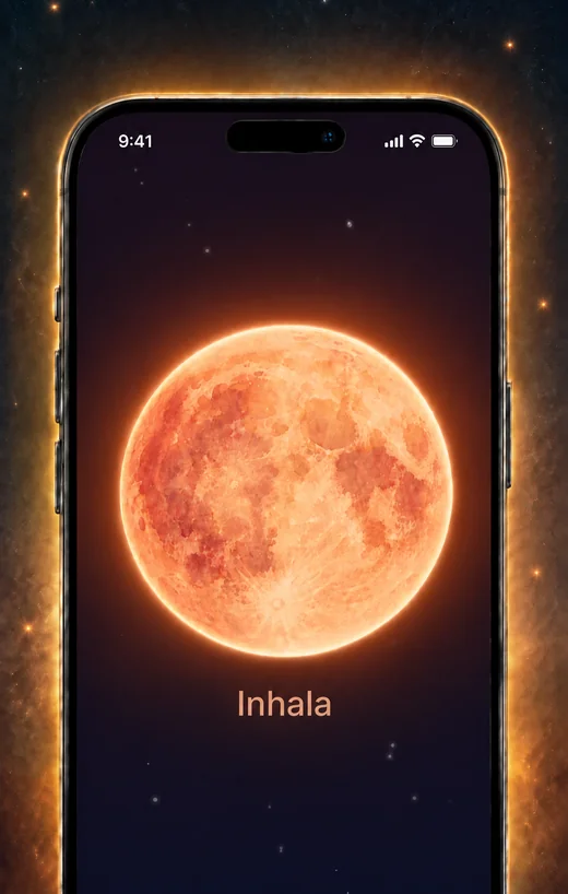 App Dream Book: el modo para dormir con la luna que guía la respiración